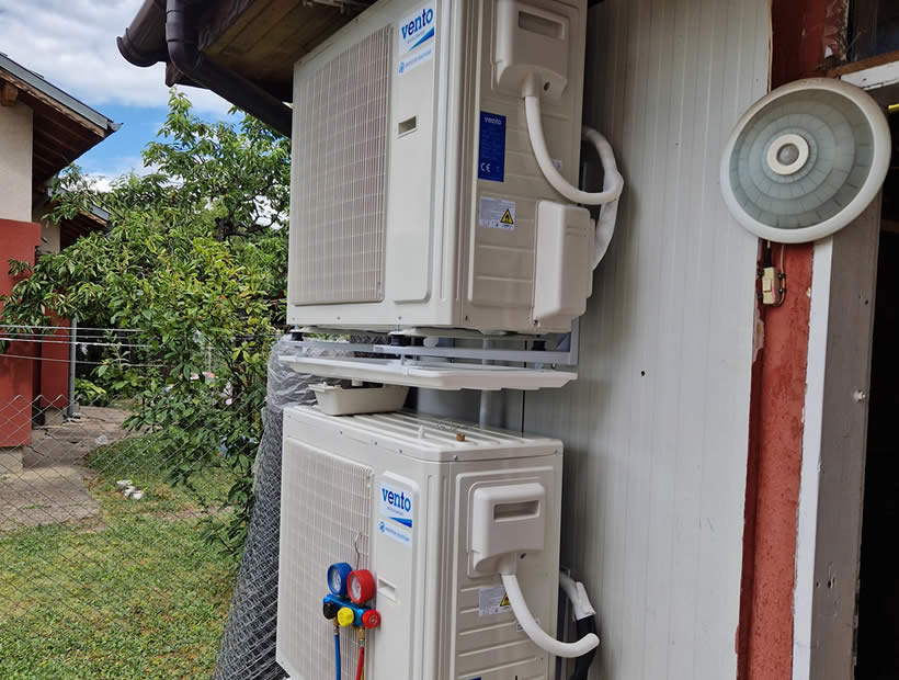 Отопление на къща 300 кв.м. с термопомпа 24 kw